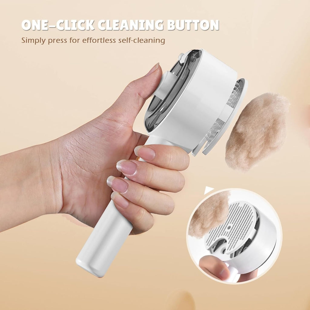 Cat Steam Shedding Brush with Spritz & Massage