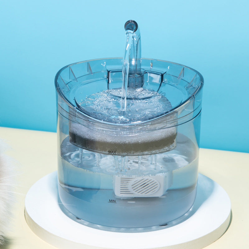Transparent Smart Automatic Pet Water Dispenser with Filters