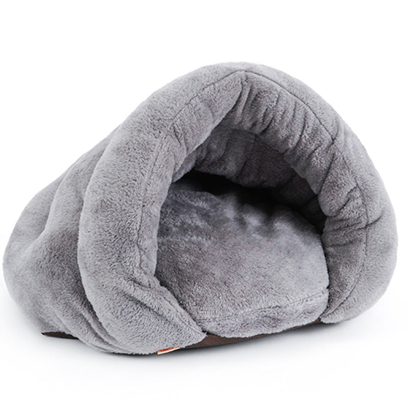 Fleece Pet Bed for Dogs and Cats, Washable & Cozy