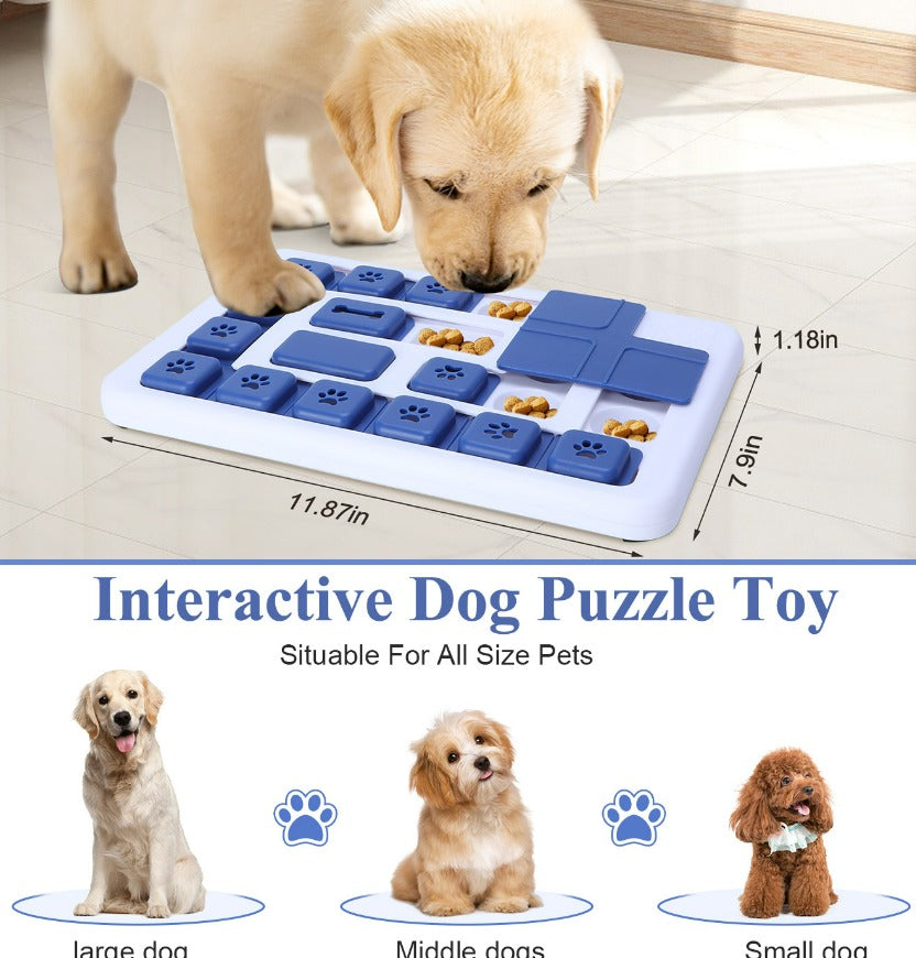 Pet Puzzle Slow Feed Dog Toy with Sound