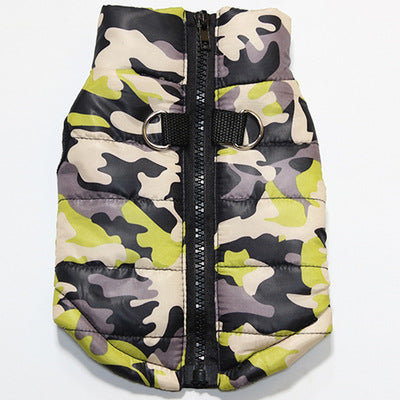 Waterproof Camouflage Dog Vest for Autumn/Winter