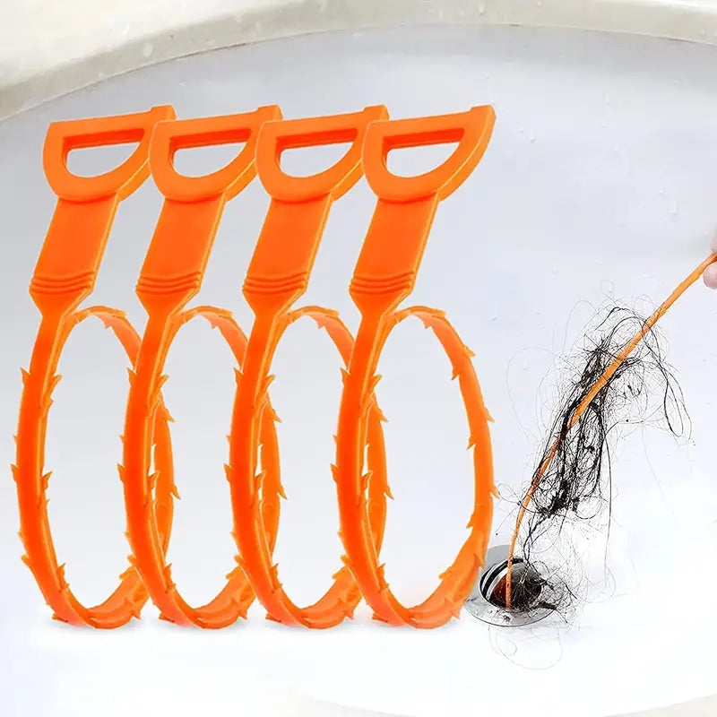 1-Pack Drain Snake Hair Clog Remover Tool