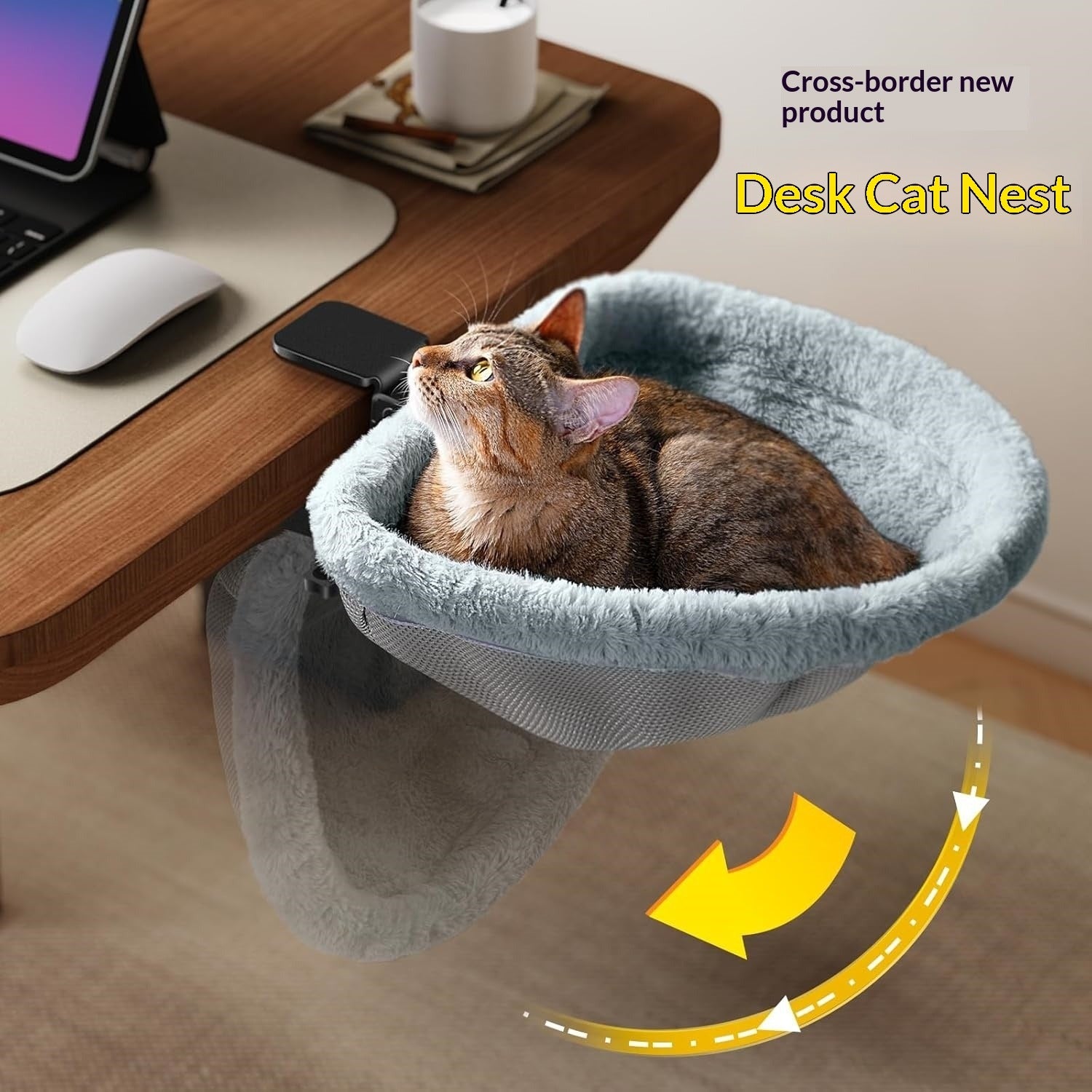 Folding Desk Cat Bed