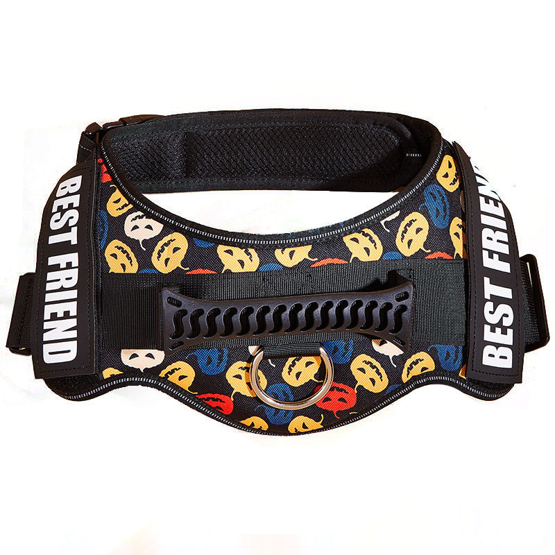 Large Dog Chest Harness with Collars and Lead Rope