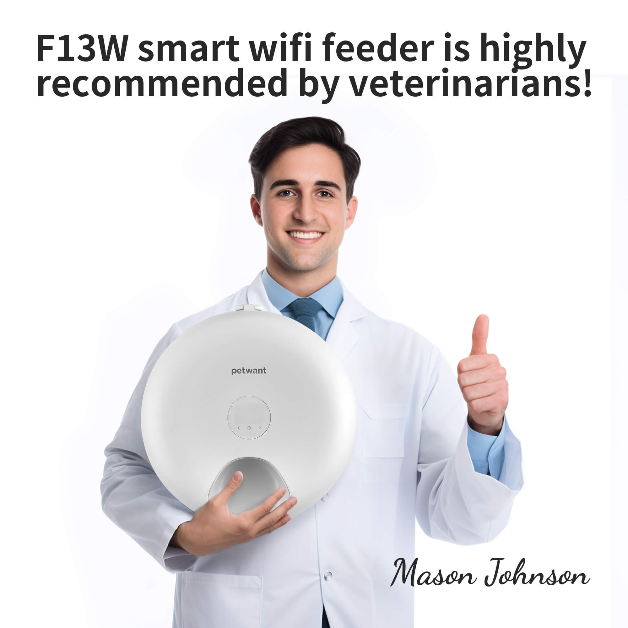 Smart Pet Feeder with WiFi & App Control