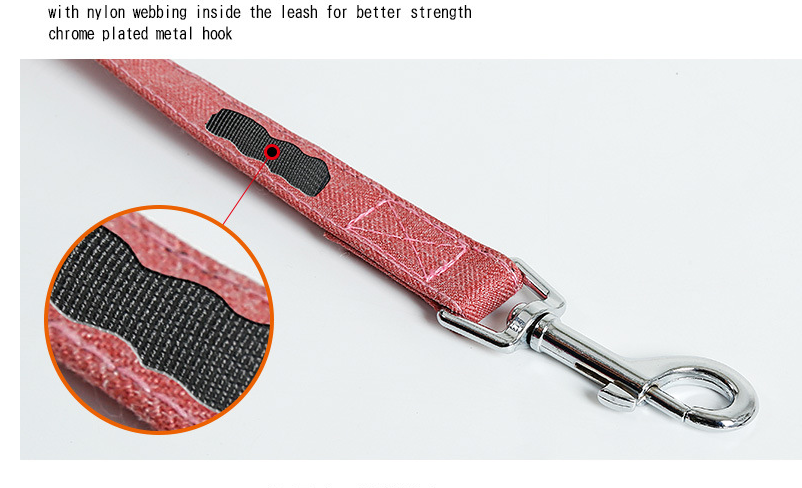 Fashionable Multi-Functional Dog Leash with Treat Bag