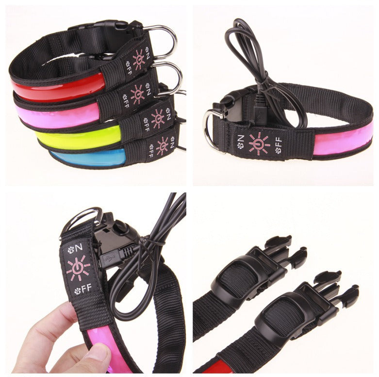 Rechargeable Luminous Dog Collar
