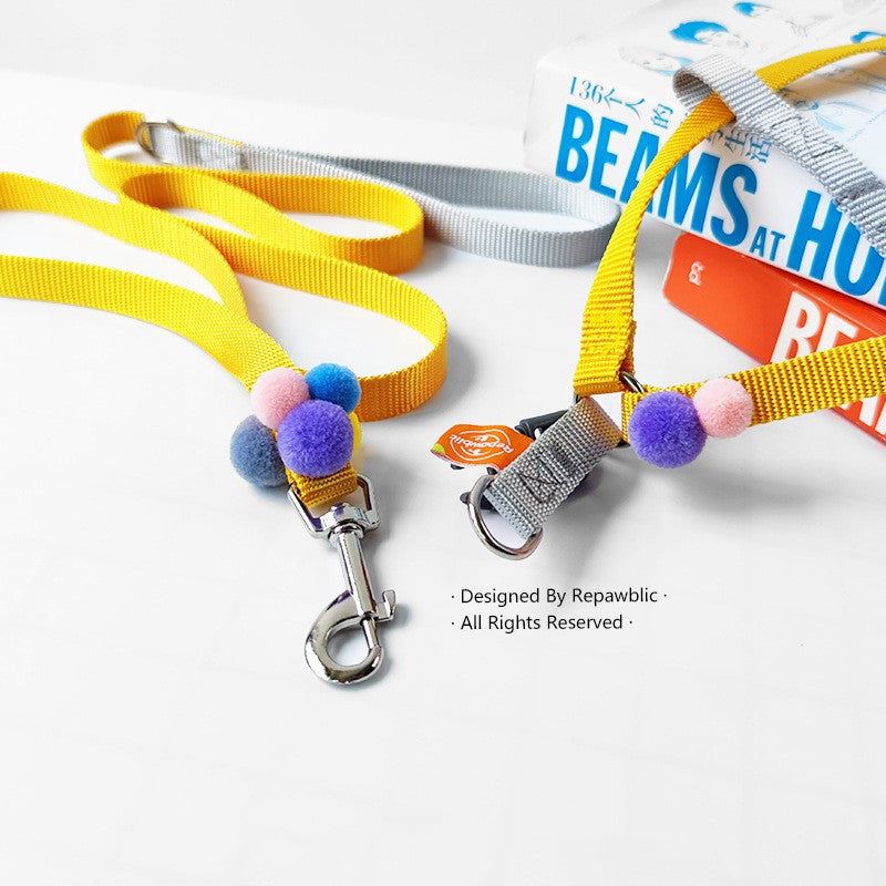 Small Dog Chest Strap with Chain