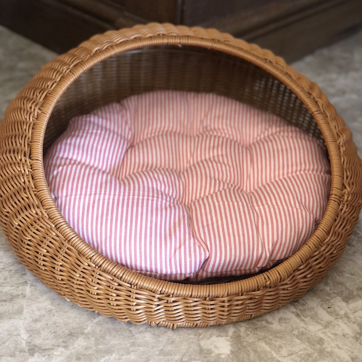 Rattan Pet Bed