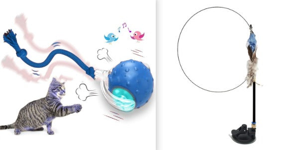 Interactive Cat Rolling Ball Toy