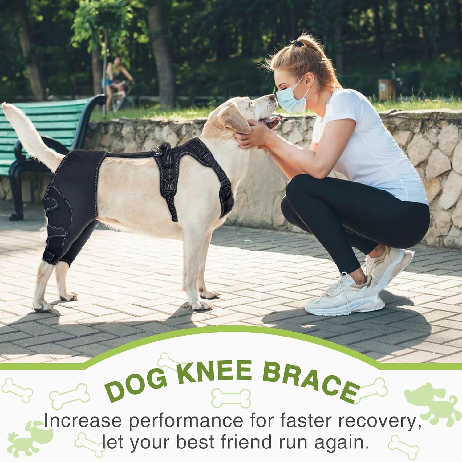 Pet Knee Brace with Joint Support Strap