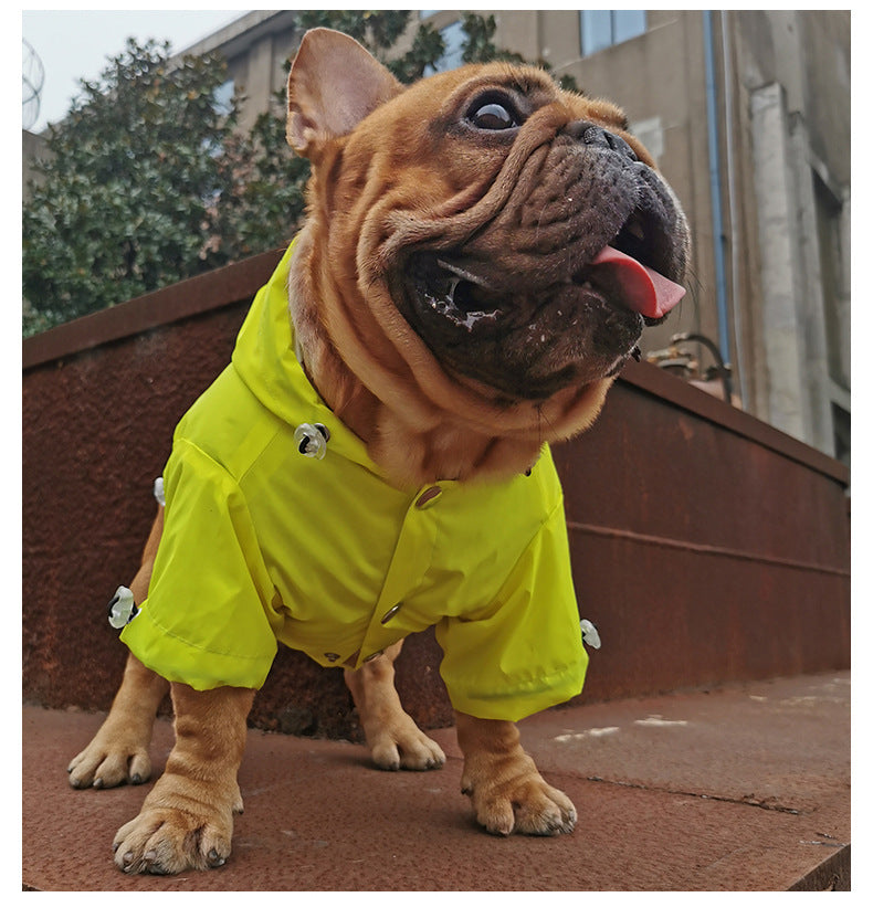 Corgi Schnauzer Bulldog Reflective Waterproof Pet Jacket