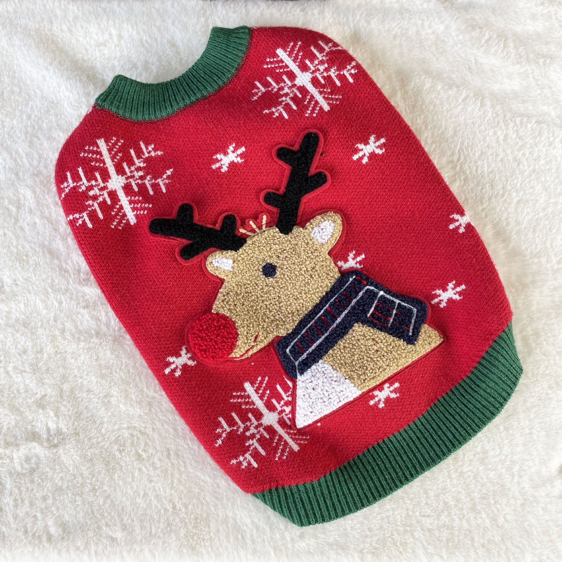 New Christmas Padded Dog Sweater for Pets