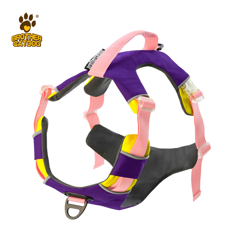 Reflective Dog Training Vest with Chest Strap