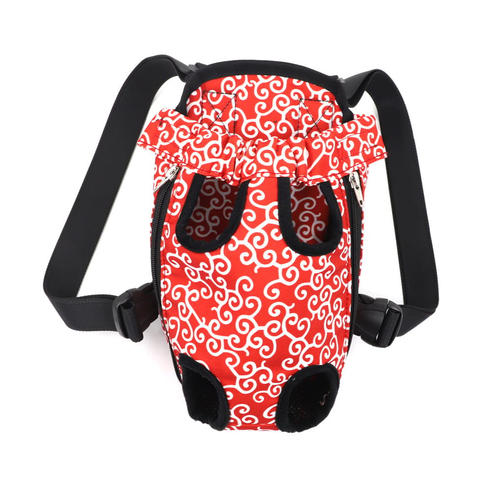 Breathable Portable Canvas Pet Chest Backpack