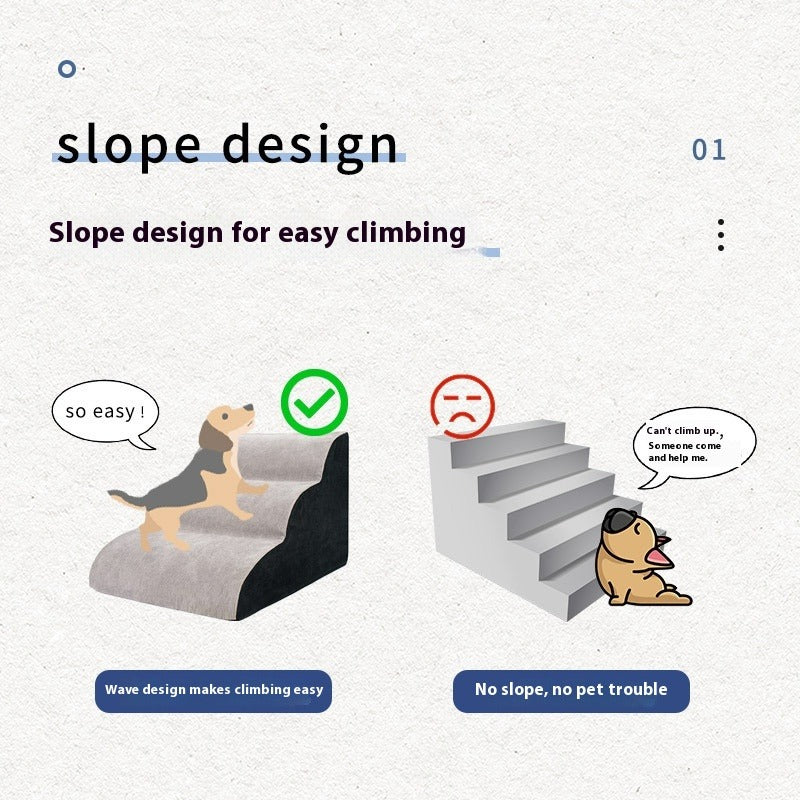 Small Dog Wave Stairs
