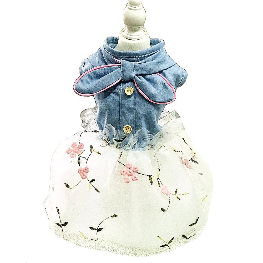 Original Factory Wholesale Puppy Net Yarn Dress