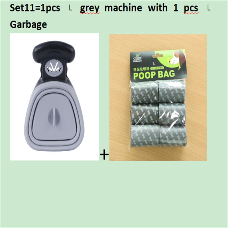 Dog Travel Foldable Pooper Scooper with Decomposable Bags
