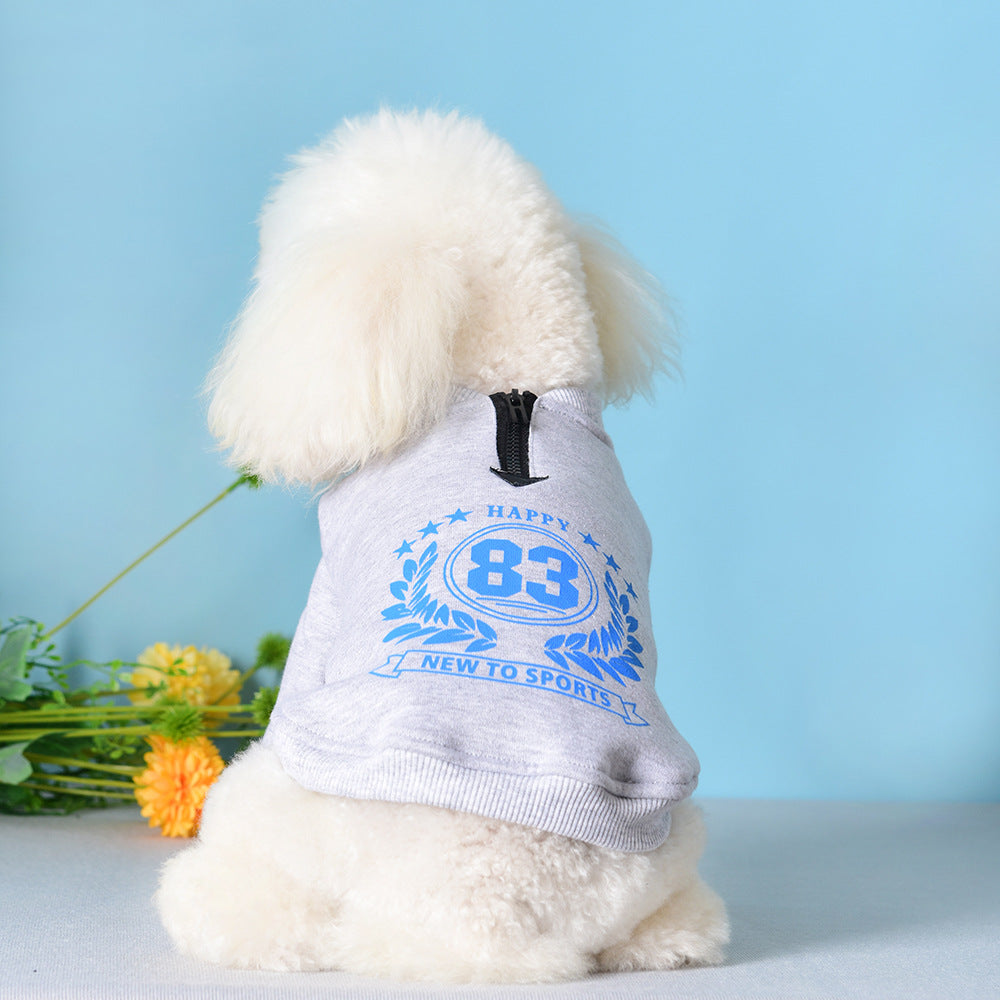 Fashion Digital Printed Pet Sweatshirt for Two Legs