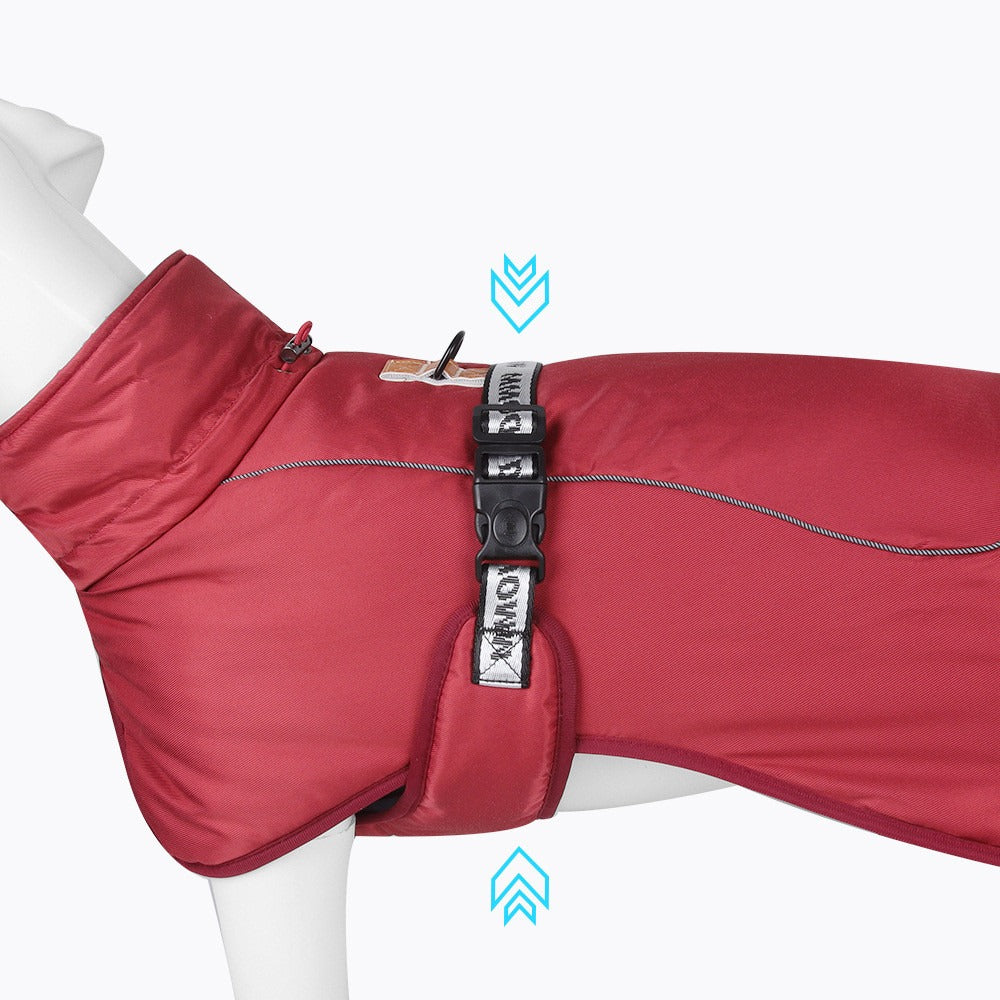 Reflective Thickened Warm Dog Cloak