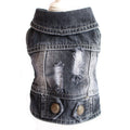 Designer Denim Jacket for Small Dogs and Cats