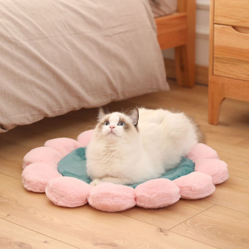 Cute Pet Flower Mat for Dogs and Cats