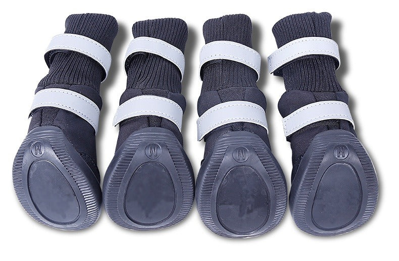 Wear-Resistant Snow Boots for Medium & Large Dogs