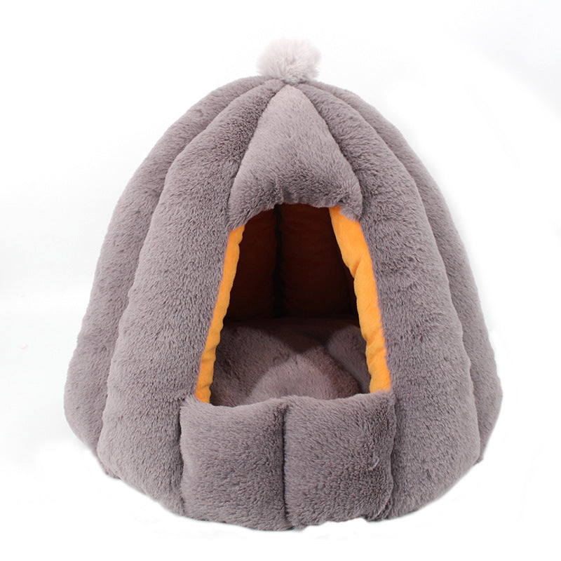Enclosed Warm Cat Litter for Deep Sleep Comfort