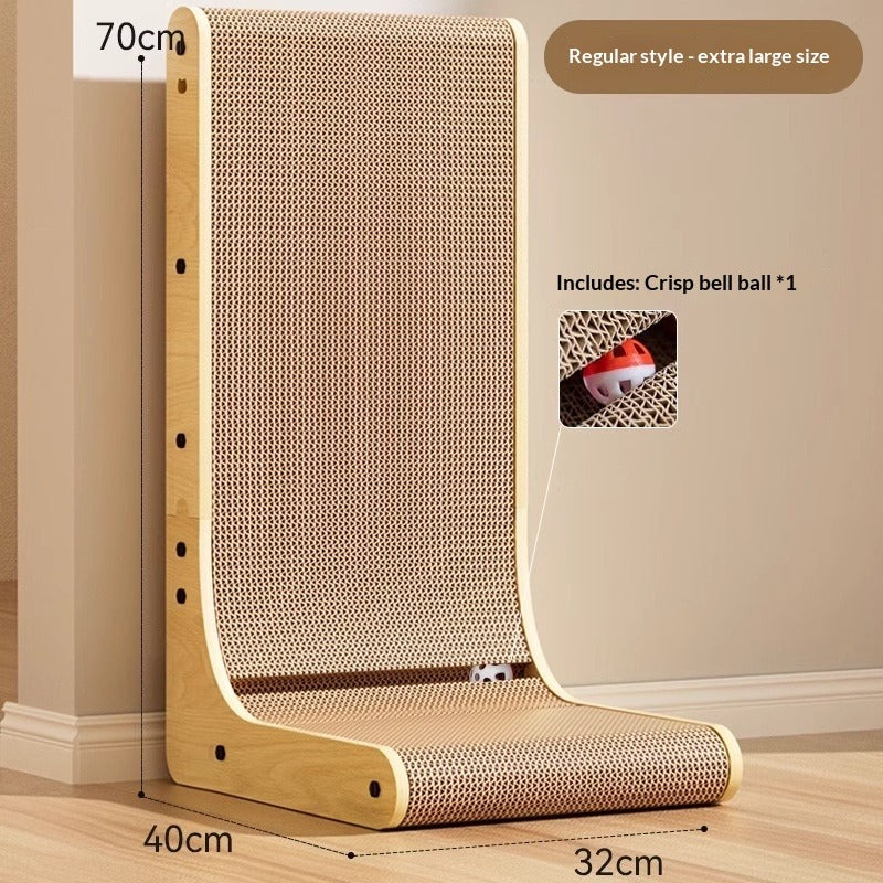 L-Shaped Vertical Cat Scratcher