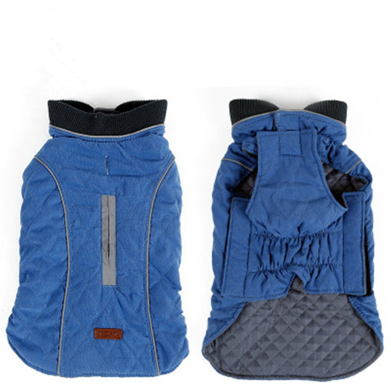 Kawaii Winter Dog Jacket - Thick Retro Pet Clothing