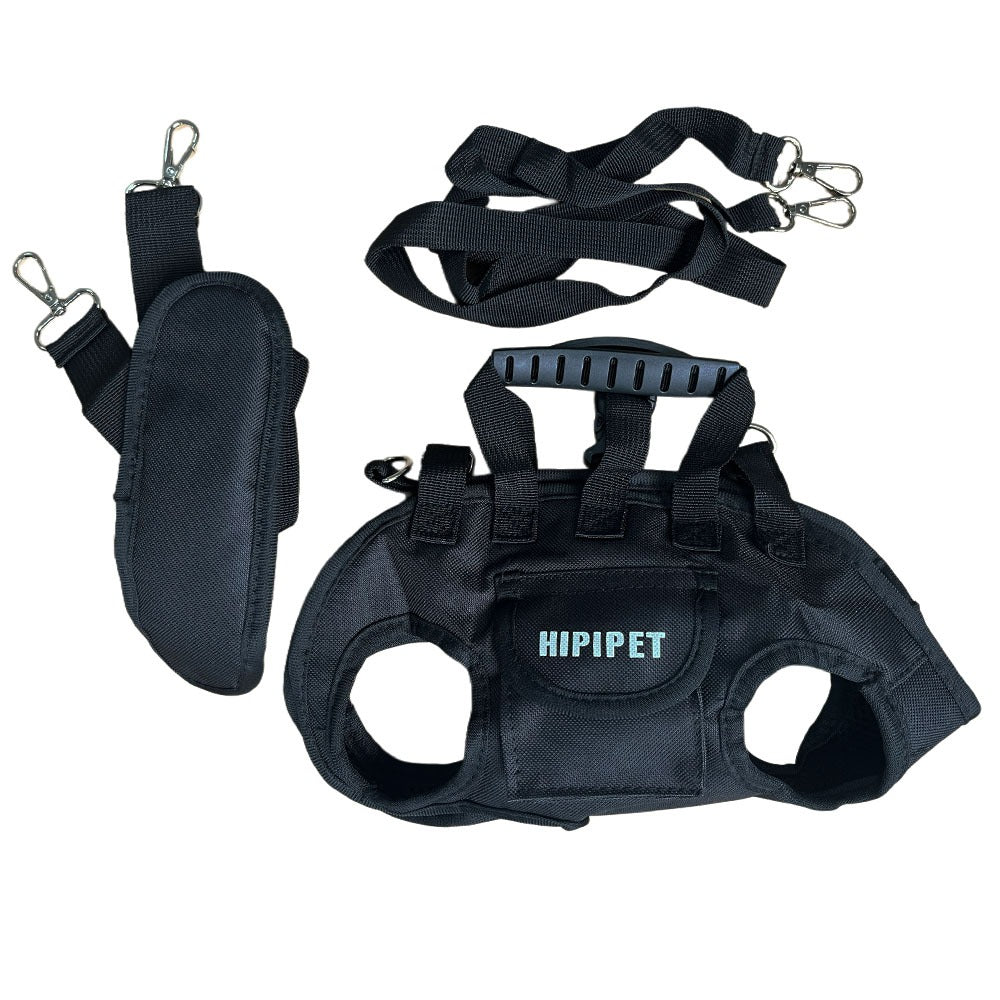 3-Piece Outdoor Dog Backpack Set with Leash & Harness