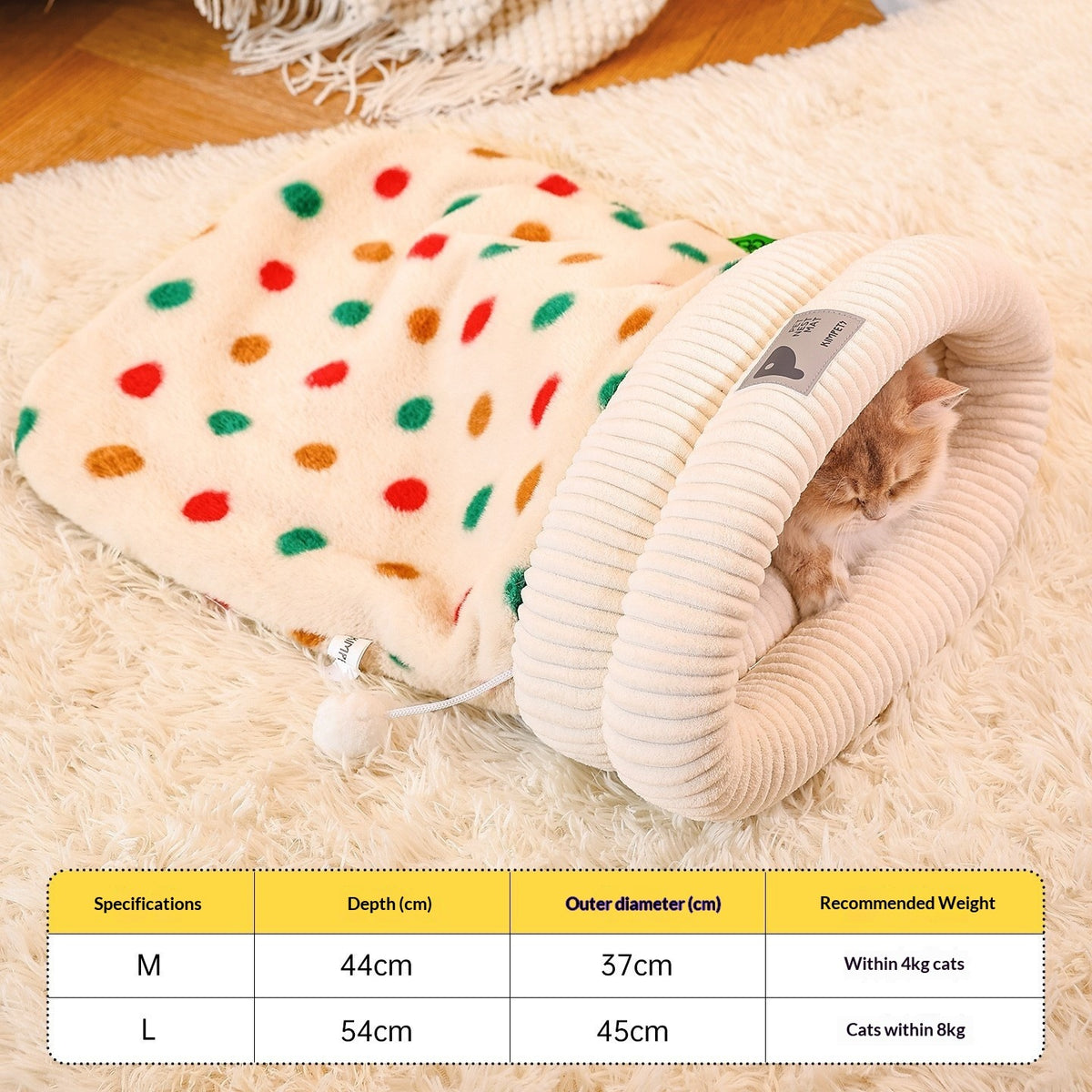 Warm Cat Sleeping Bag Bed
