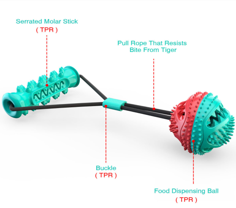 Amazon Bestselling Dog Chew Toy with Rope (3-Pack)