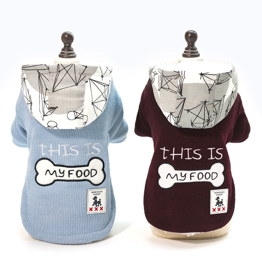 Thickened Hooded Padded Pet Clothing