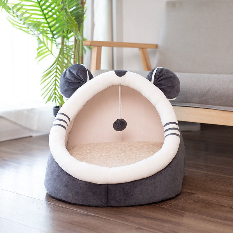 Winter Velvet Pet Cat House