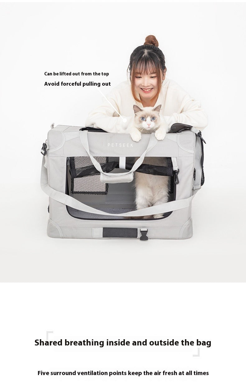 Oversized Folding Cat & Pet Carrier Bag