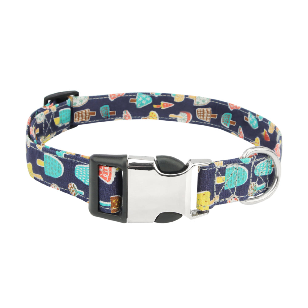 Cartoon Pattern Cute Mushrooms Pet Collar for Dogs