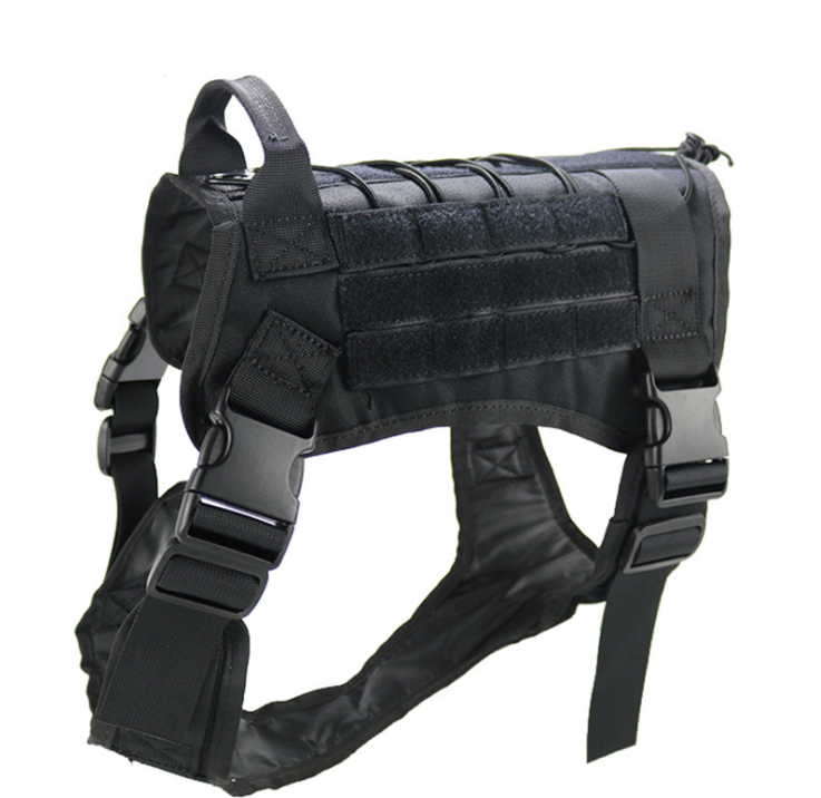 Tactical Dog Vest with Chest Harness and Camouflage