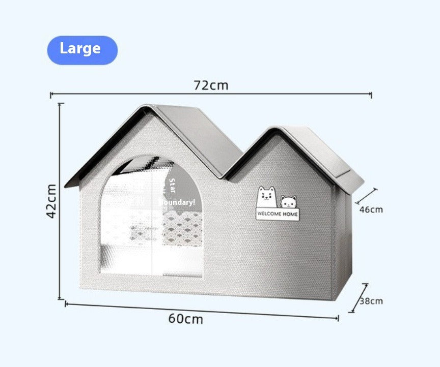 Cat Cooling House with Ice Mat for Summer