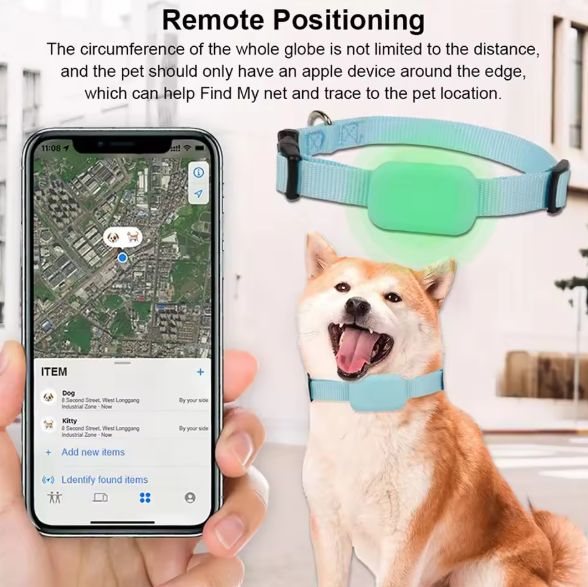 Smart Silicone Pet Collar Locato