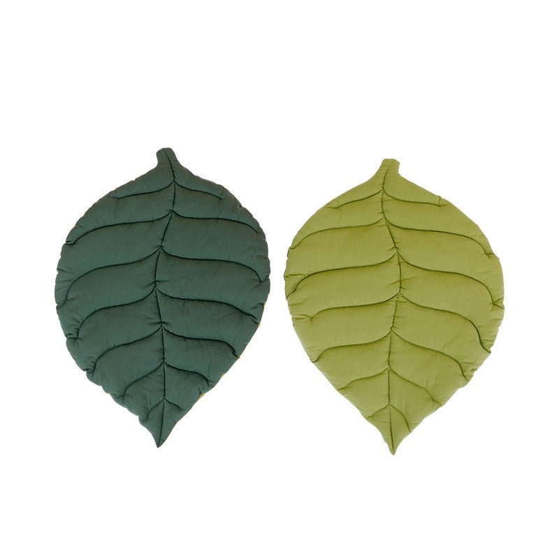 Leaf Shape Soft Pet Bed Mat