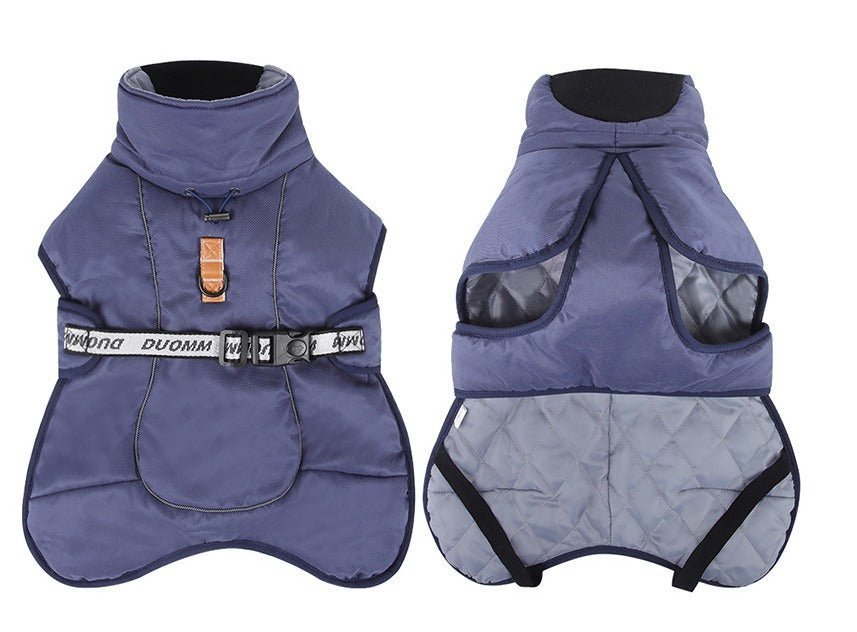 Reflective Thickened Warm Dog Cloak