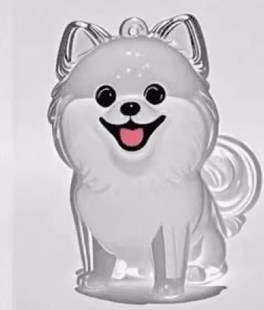 Puppy Fur Keepsake Transparent Storage Box