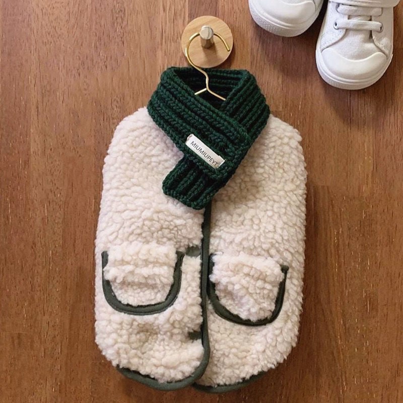 Pet Teddy Padded Coat for Autumn and Winter Wear