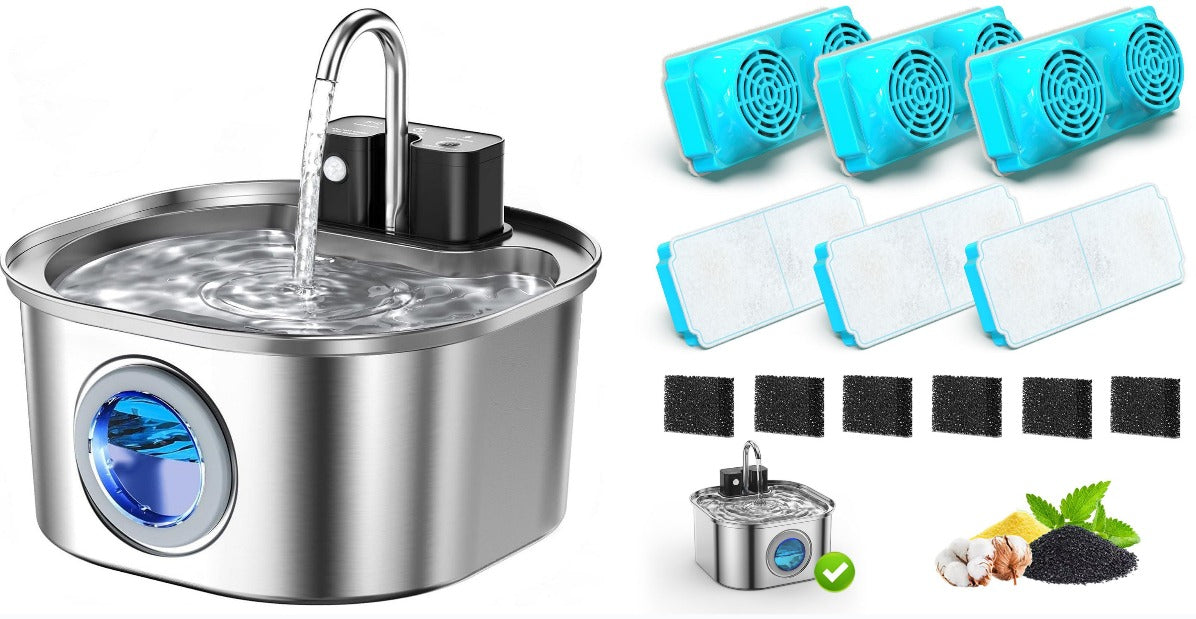 Automatic Pet Water Fountain, Large Capacity