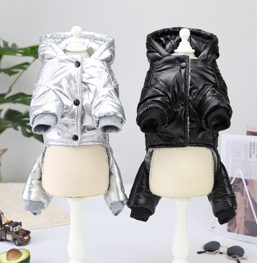 Thickened Embossed Winter Dog Clothes for Small Pets