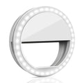 Selfie Ring Light QIAYA Portable Clip Selfie Light with 36 LED for Smart Phone Photography Camera Video