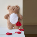 Tibetan Food Bear Pocket Toy with Sleeping Dog