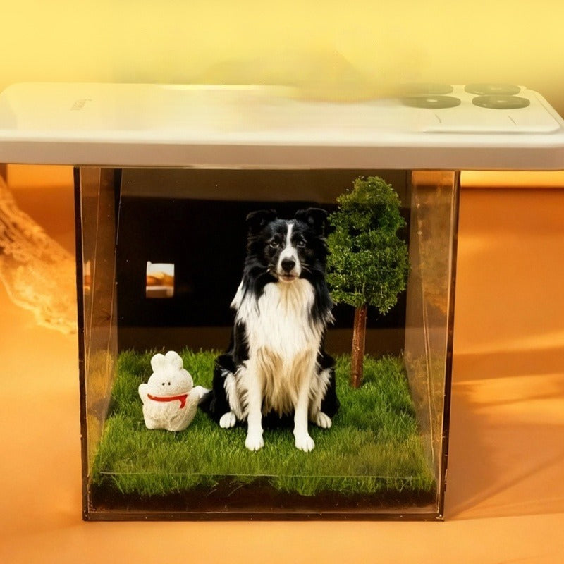 Pet Holographic Projection Digital Cat House