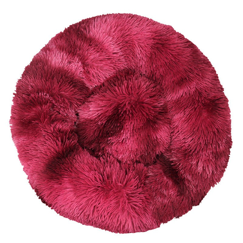 Round Plush Pet Bed